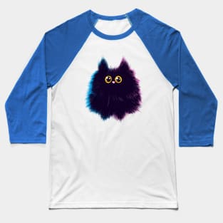 Fluffy Bubble Cat Baseball T-Shirt